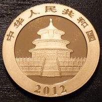 Zlatá mince Panda 1/2 Oz- 2011+2012+2013